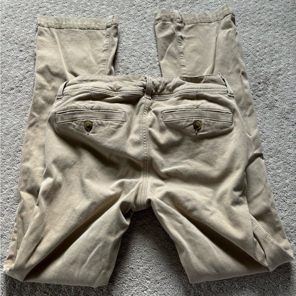 American Eagle khaki flare pants